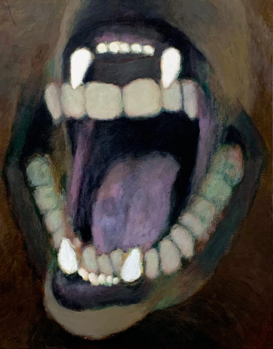 Untitled, 2022, acrylic on canvas, 16&quot;x20&quot;. (unavailable)