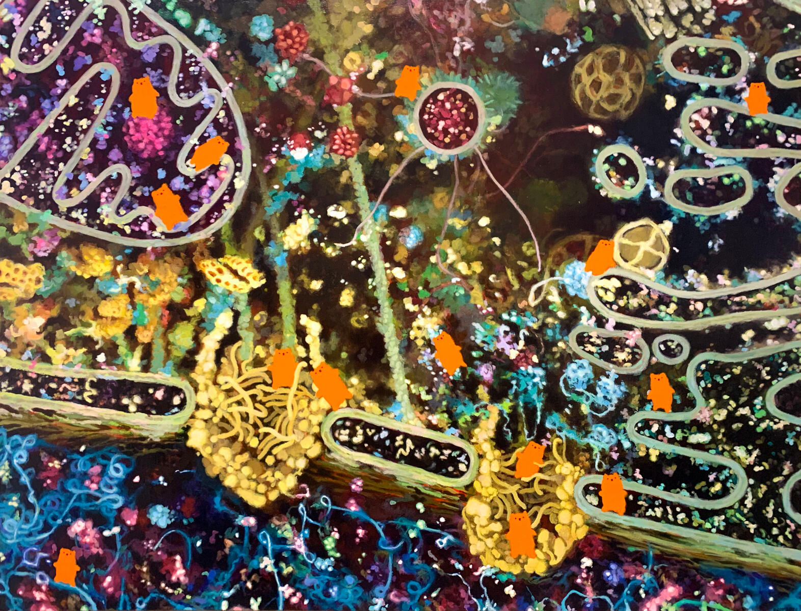 Study, 2021, acrylic on canvas, 40&quot;x30&quot;. (unavailable)