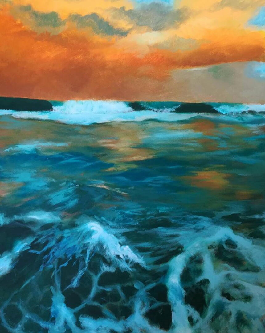 Untitled, 2017, acrylic on canvas, 20&quot;x24&quot;. (unavailable)